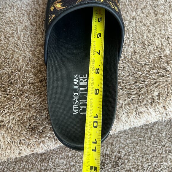 Versace Jeans Couture Platform Slides Men\'s. Size EU 42/US 8.5-9. In very good main image 6